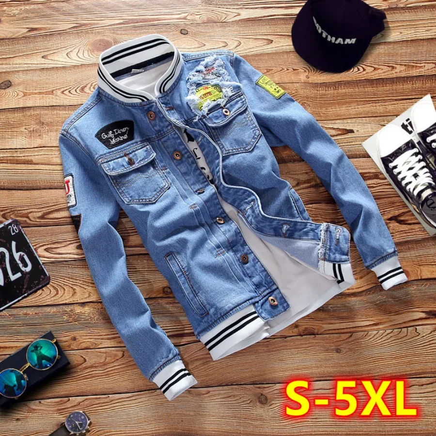 Woodworking Brand - Novo 2026 jaquetas jeans masculinas moda