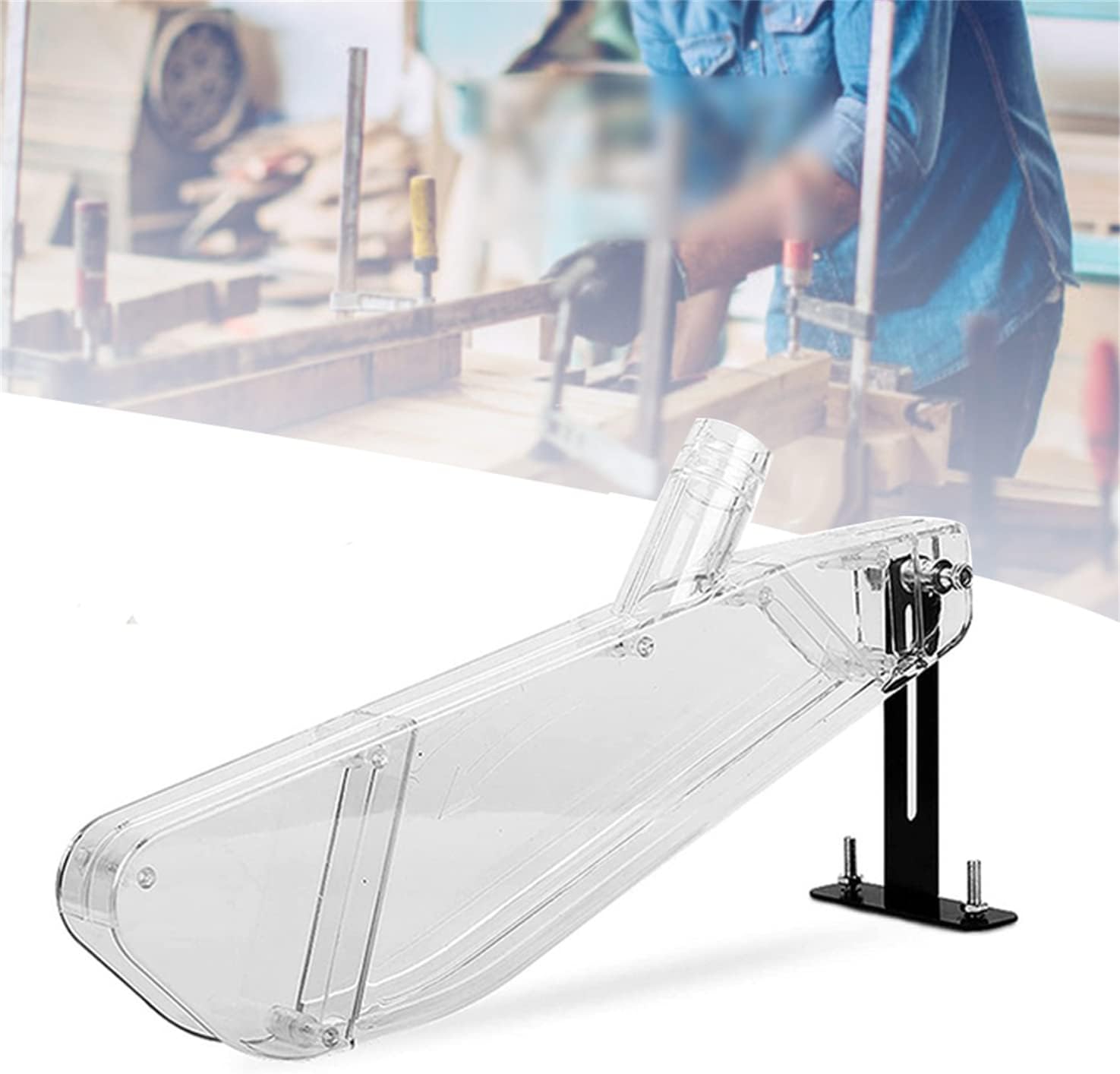 Woodworking Dust Collection - Capa Protetora Transparente para Serra de