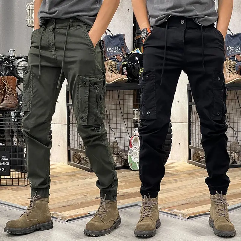 Calça casual masculina de algo - Woodworking Brand avaliação e preço