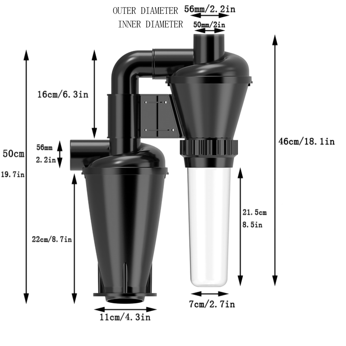 Separação ciclone aspirador de - Woodworking Vacuum Press avaliação e preço