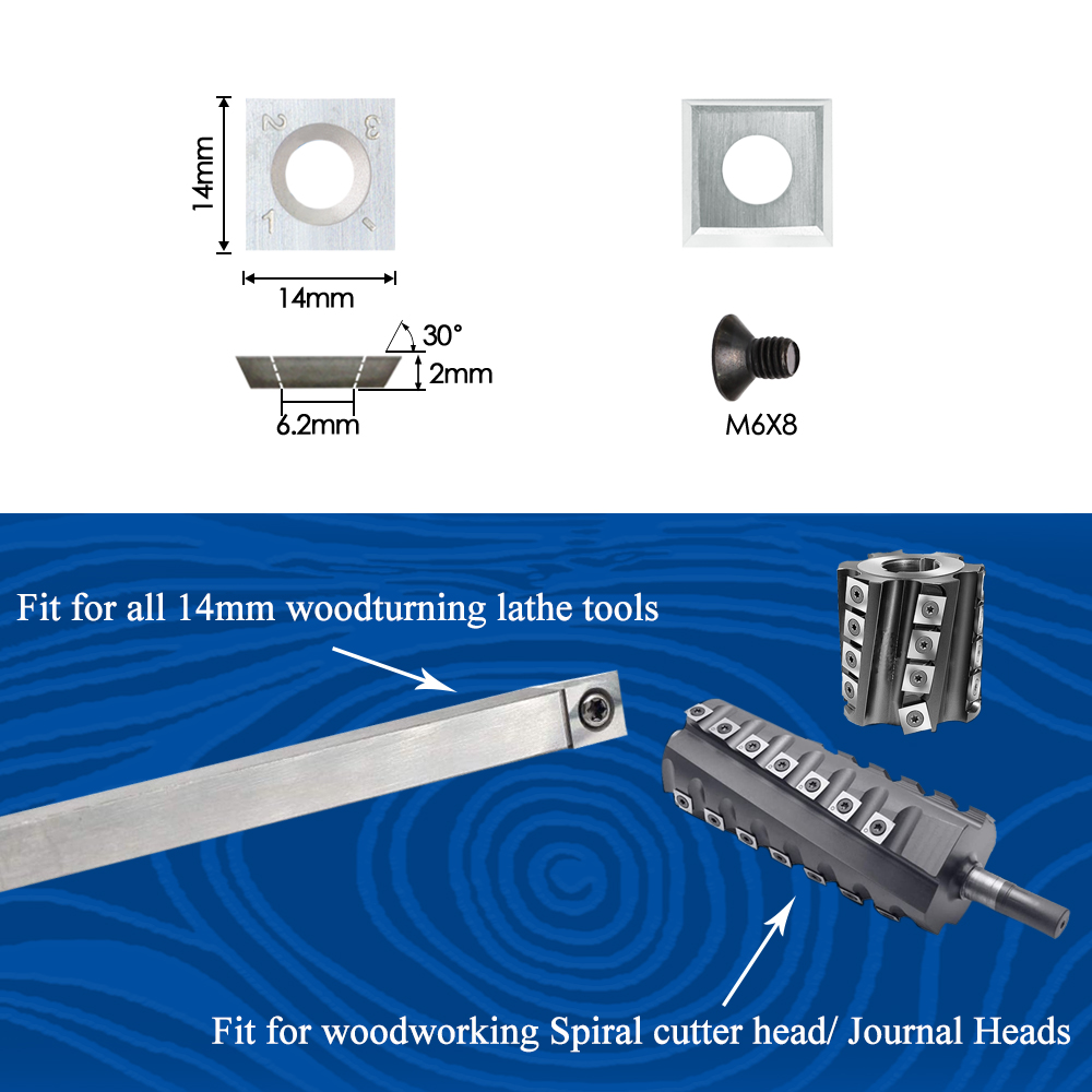 50 peças 14mm inserções quadra - Woodworking Names avaliação e preço